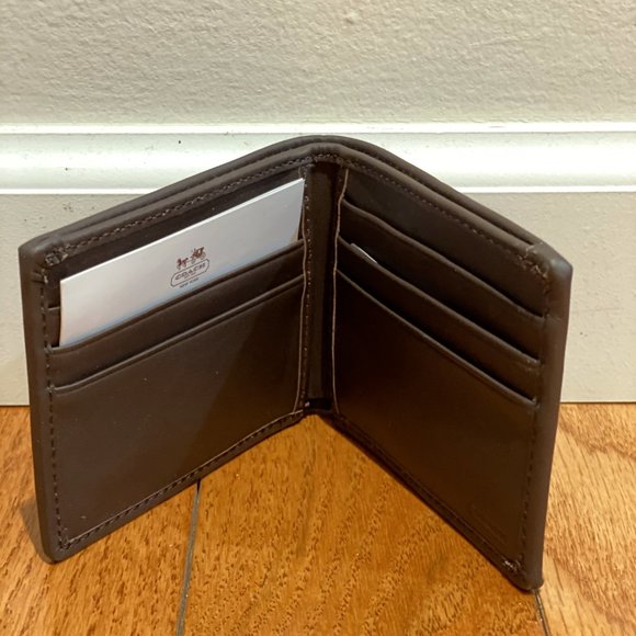 Coach Camden Tattersall Slim Billfold Wallet - Picture 6 of 6